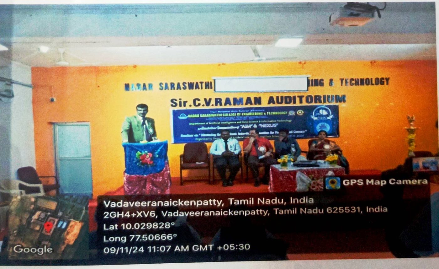 Presidential address by Dr. C. Mathalai Sundaram, Principal, NSCET